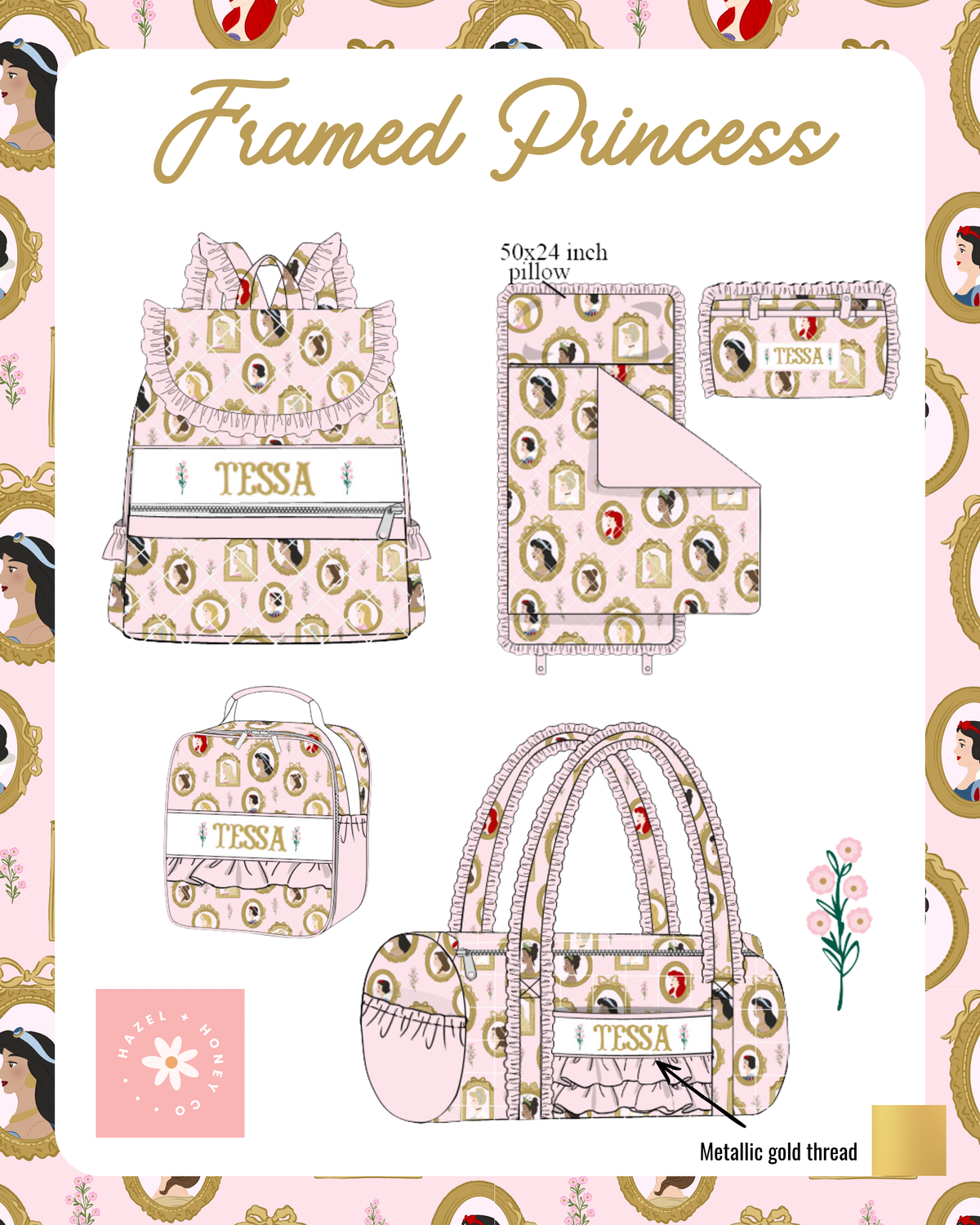 Framed Princess Luggage (Pre-Order ETA March)