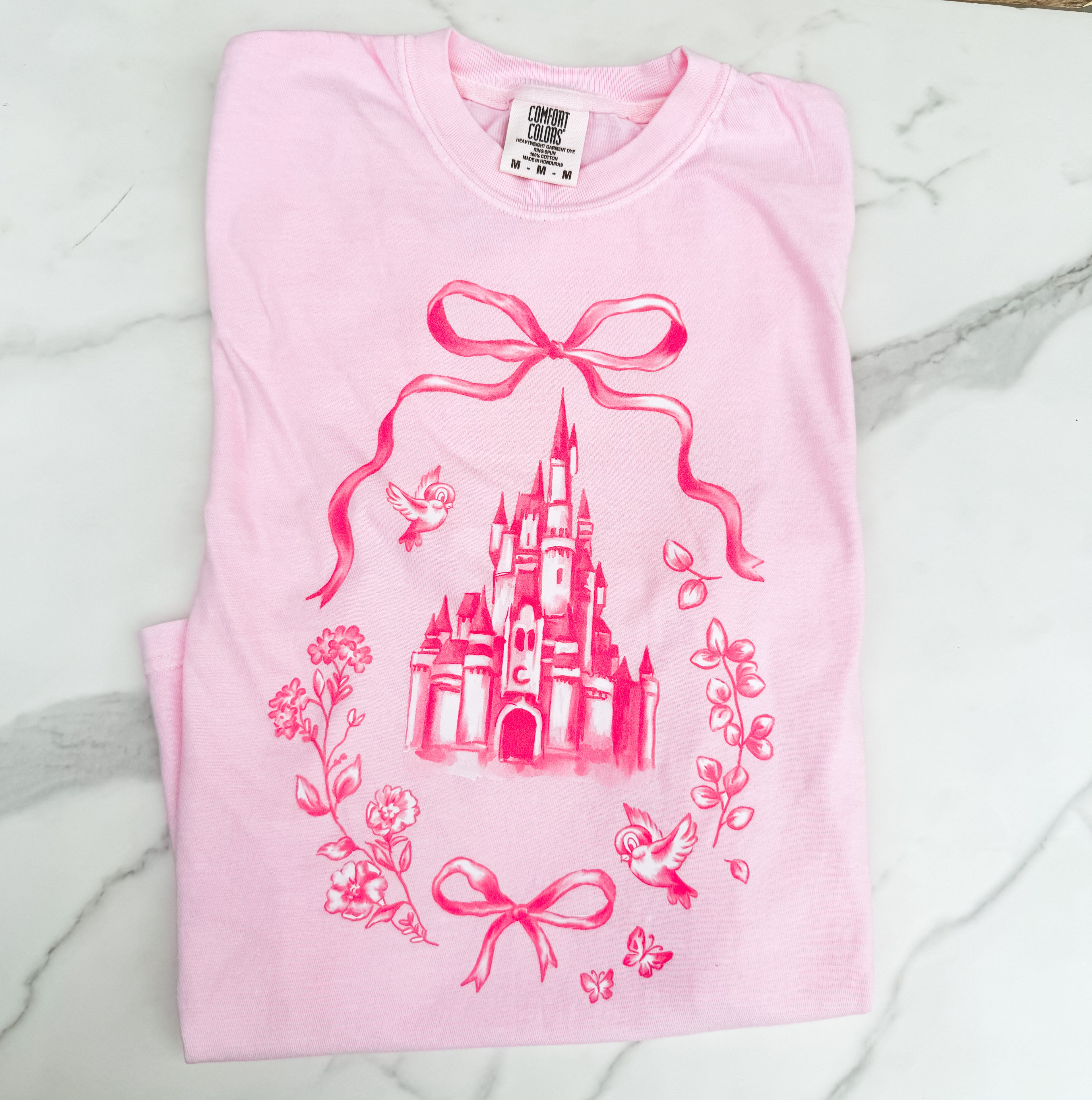 Pink Castle Tee