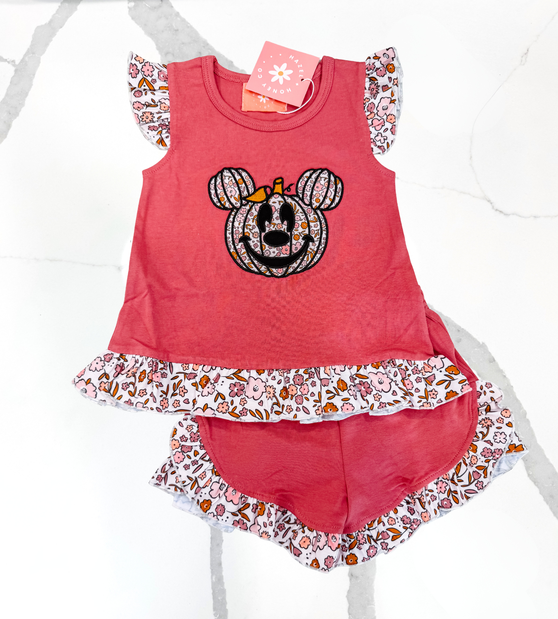 Floral Pumpkin Shorts Extras