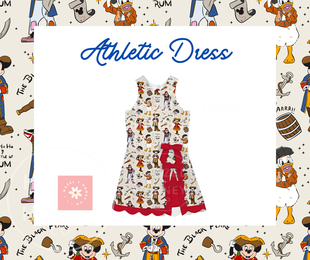 Black Pearl Adult Athletic Dress (Pre-Order ETA Early May)