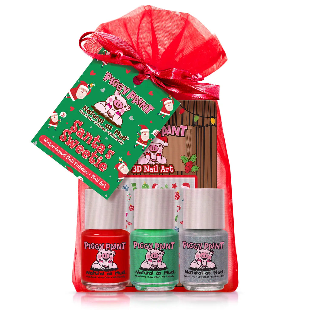 Piggy Paint Set - Santa's Sweetie Non-Toxic (Pre-Order ETA November)