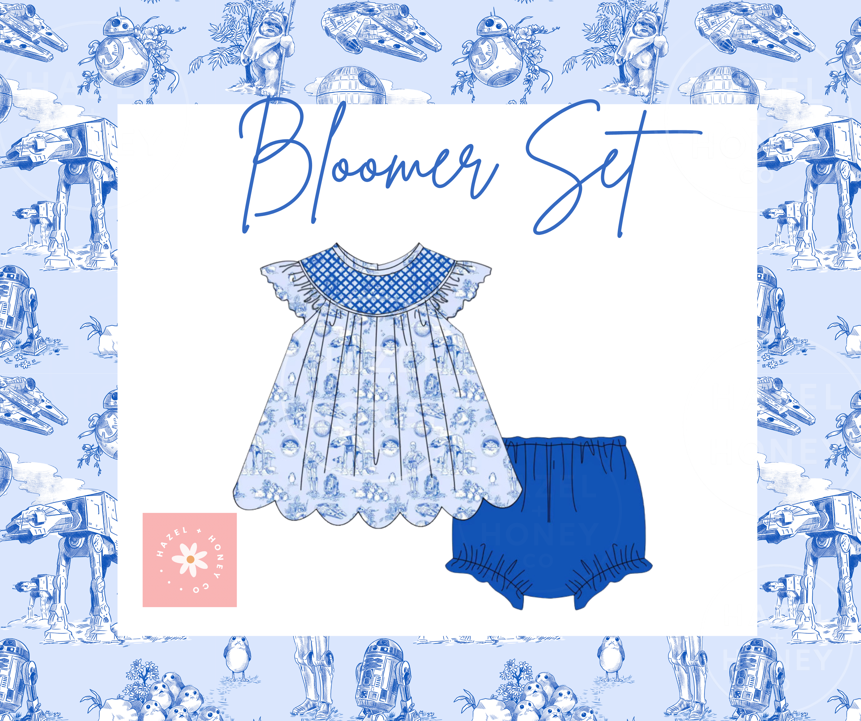 Toile de Starwars Bloomer Set