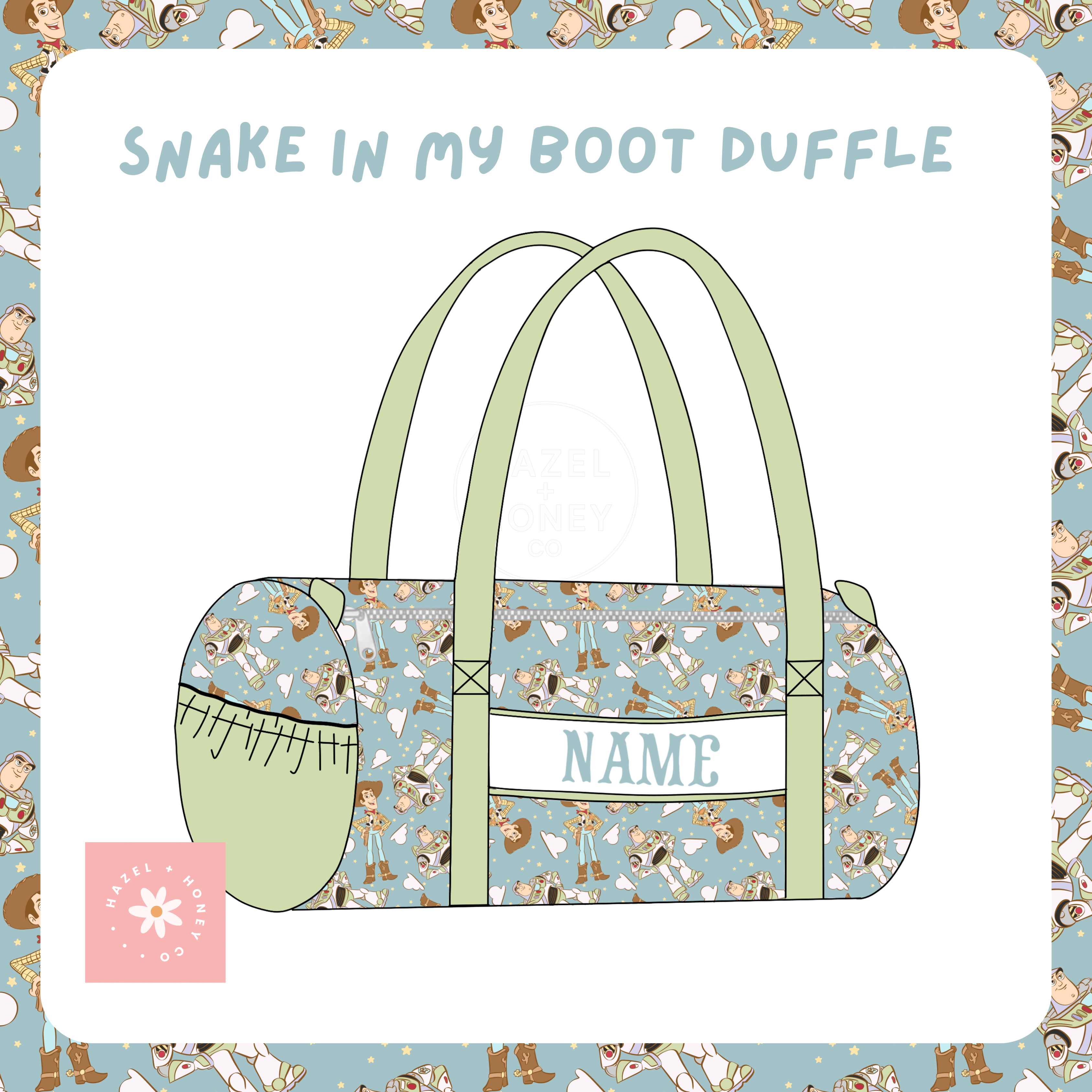 Snake In My Boot Duffle Bag (Pre-Order ETA November)