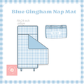 Blue Gingham Nap Mat (Pre-Order ETA November)