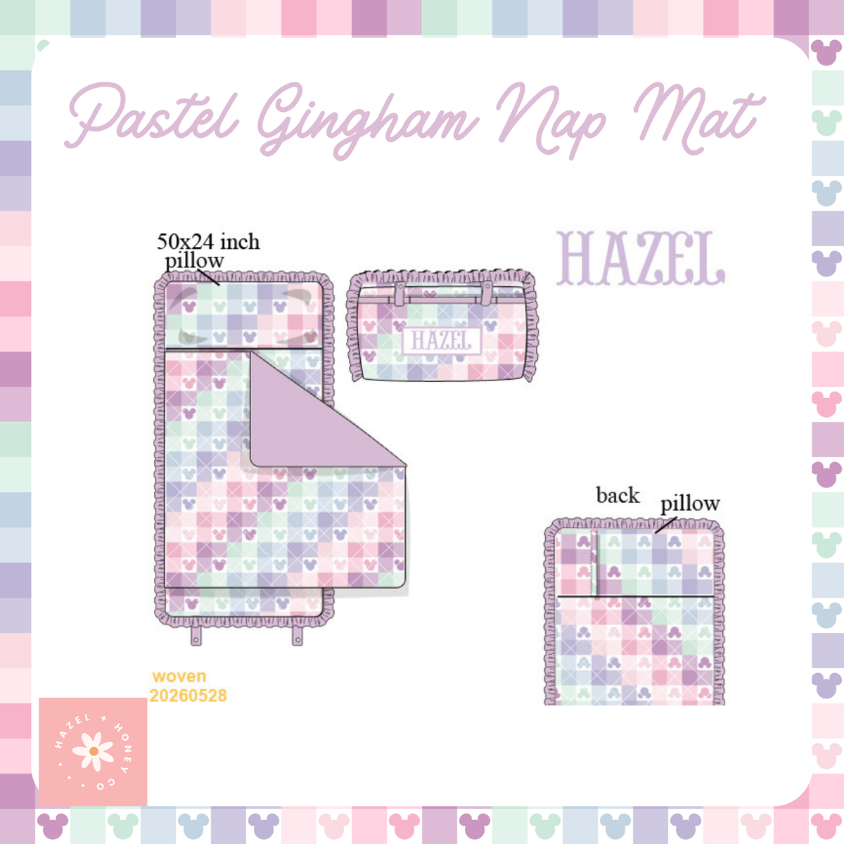 Pastel Gingham Luggage (Pre-Order ETA March) (Copy)