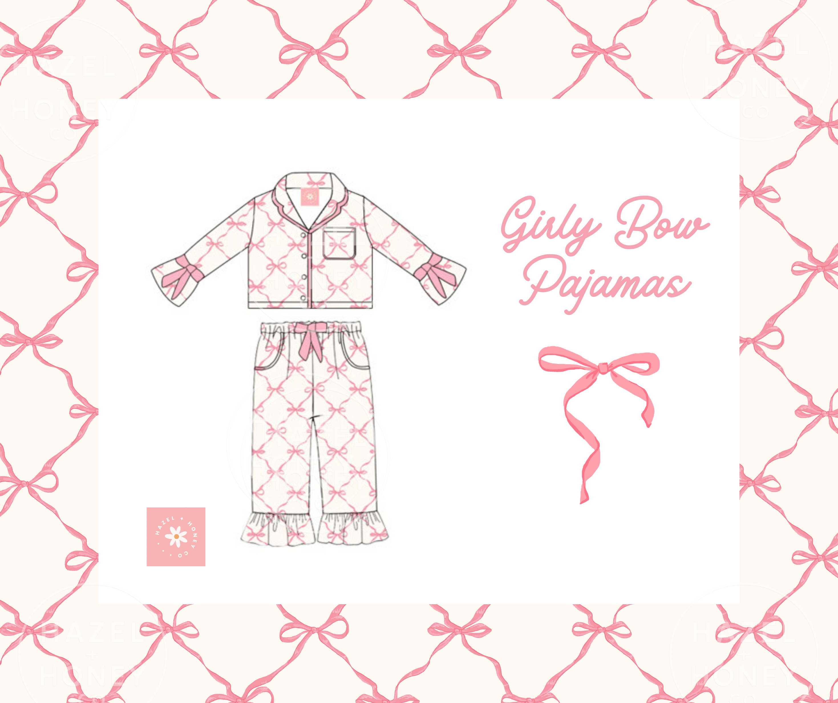 Girly Bow PJ’s