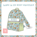 Snake In My Boot Backpack (Pre-Order ETA November)