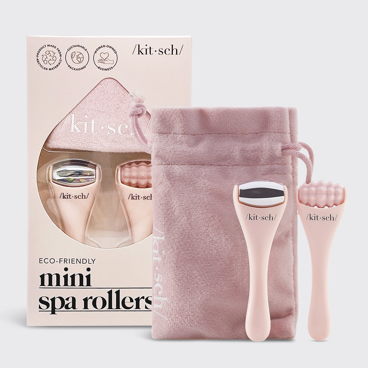 Kitsch Mini Spa Rollers 2pc Set (Pre-Order ETA November)