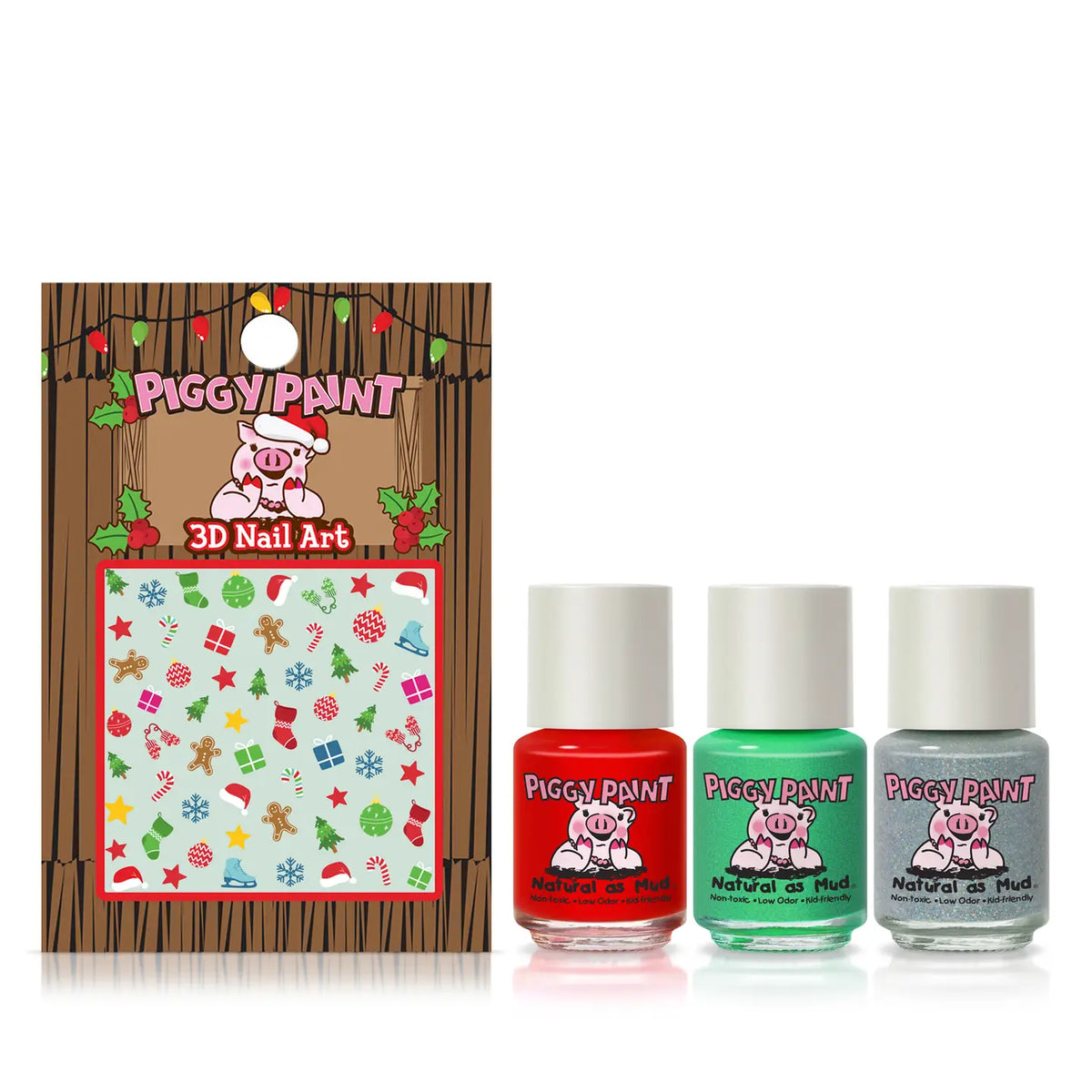 Piggy Paint Set - Santa's Sweetie Non-Toxic (Pre-Order ETA November)