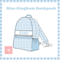Blue Gingham Backpack (Pre-Order ETA November)