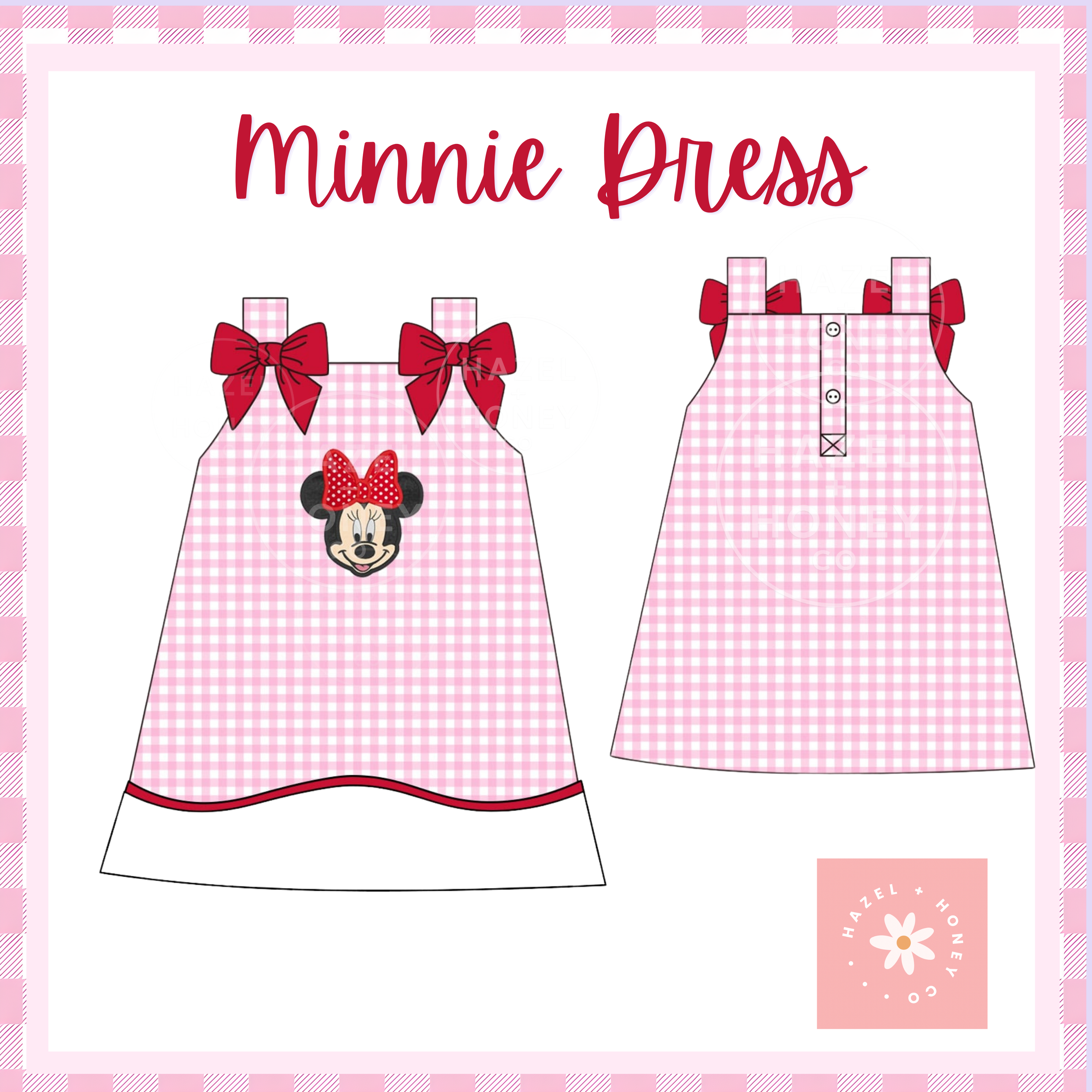 Minnie Gingham Dress Extras