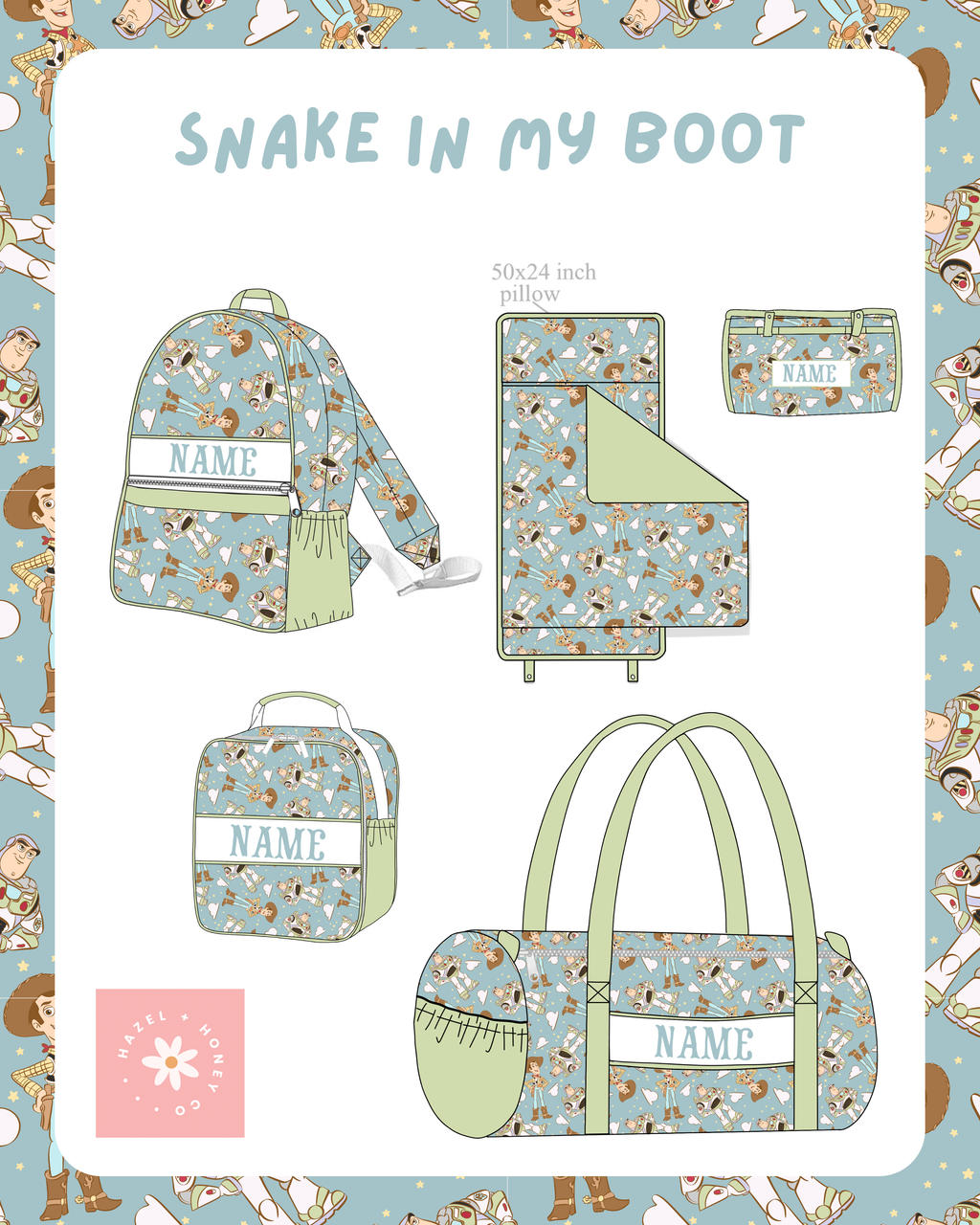 Snake In My Boot Luggage (Pre-Order ETA March)