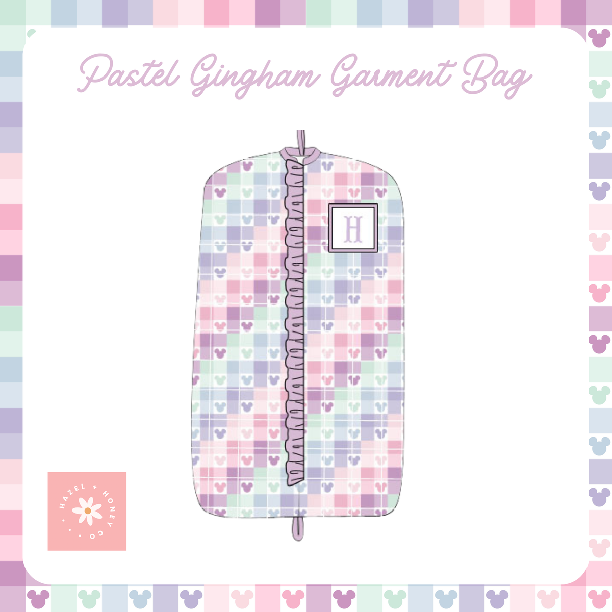 Pastel Gingham Luggage (Pre-Order ETA March) (Copy)