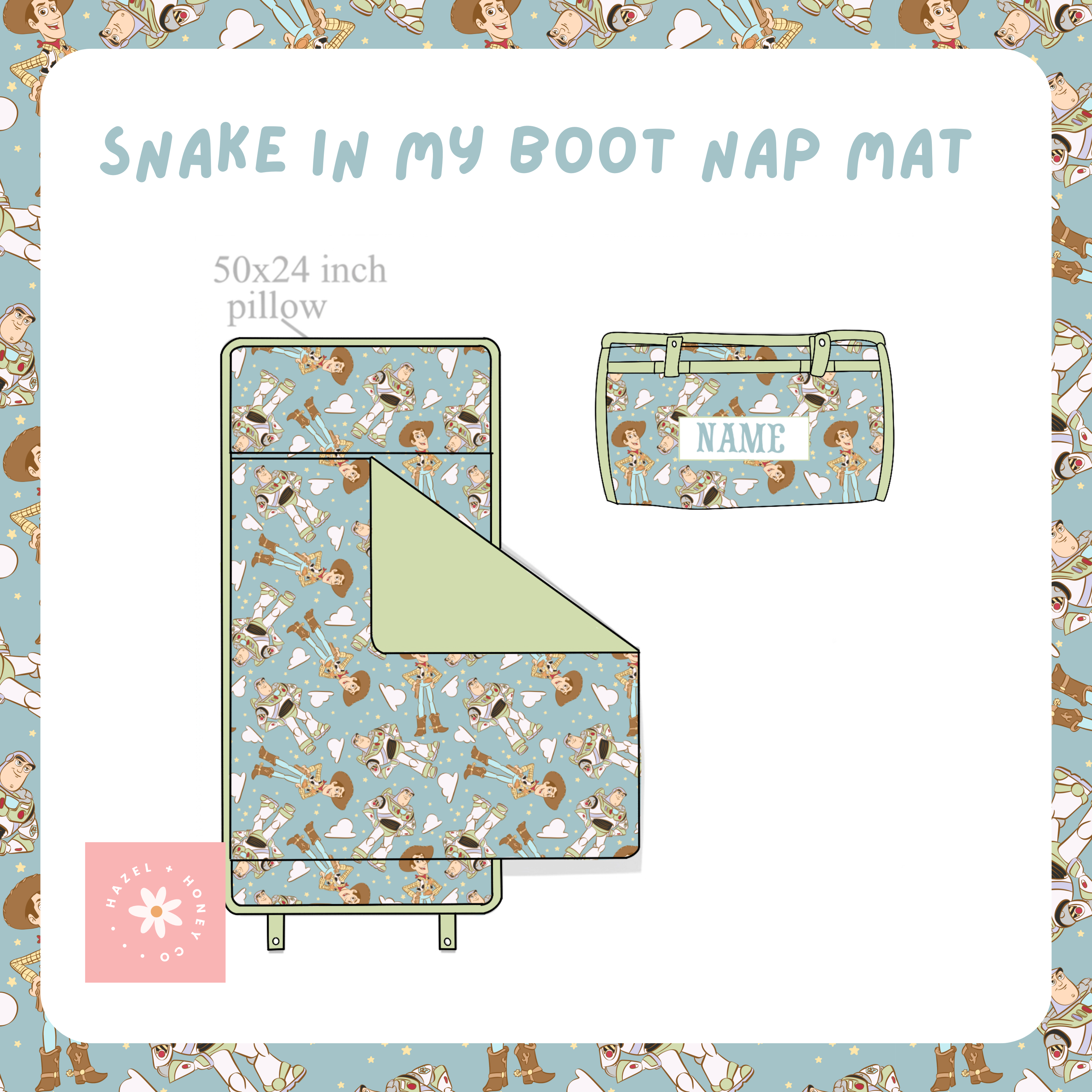Snake In My Boot Nap Mat (Pre-Order ETA November)