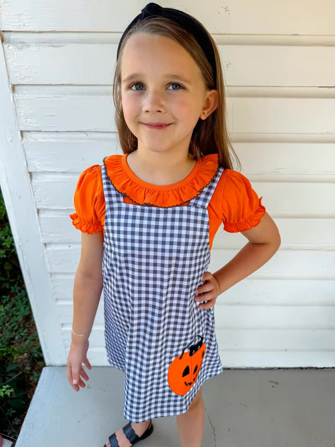 Jack O Lantern Kitty 2 Piece Dress Extras