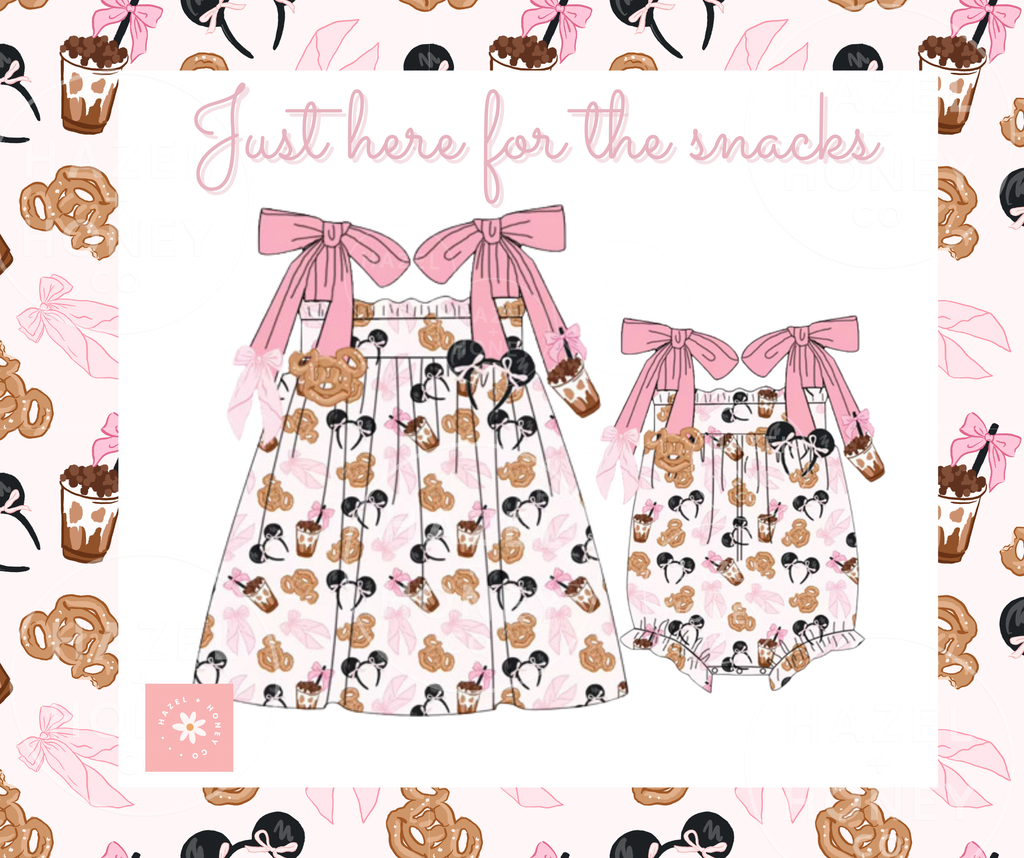 Park Snacks Appliqué Dress (Pre-Order Extras ETA March)