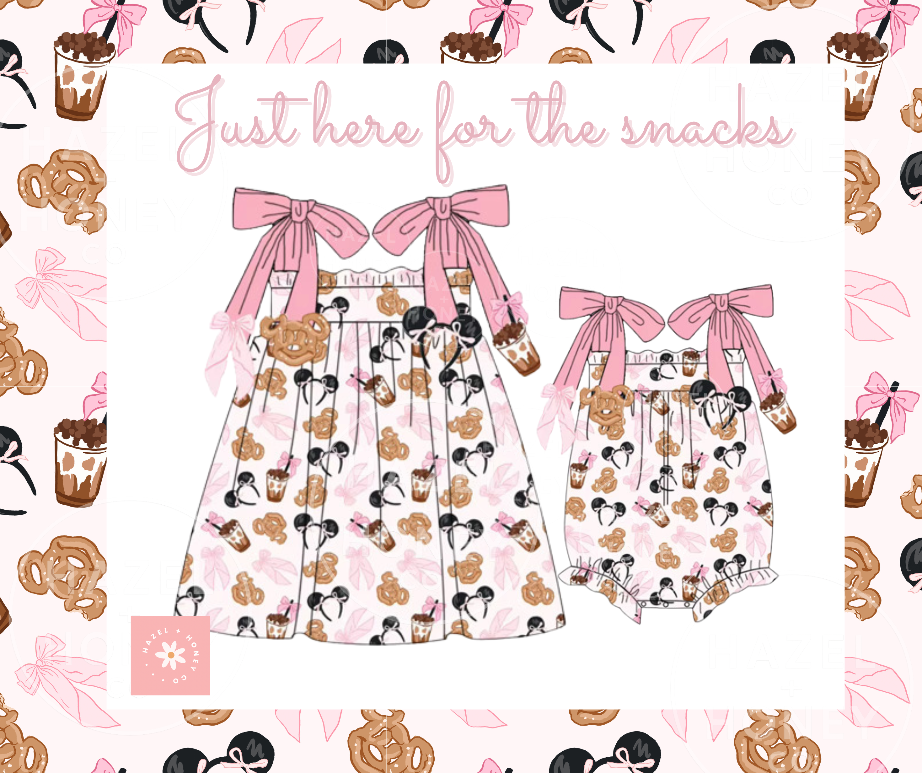 Park Snacks Appliqué Dress (Pre-Order Extras ETA March)