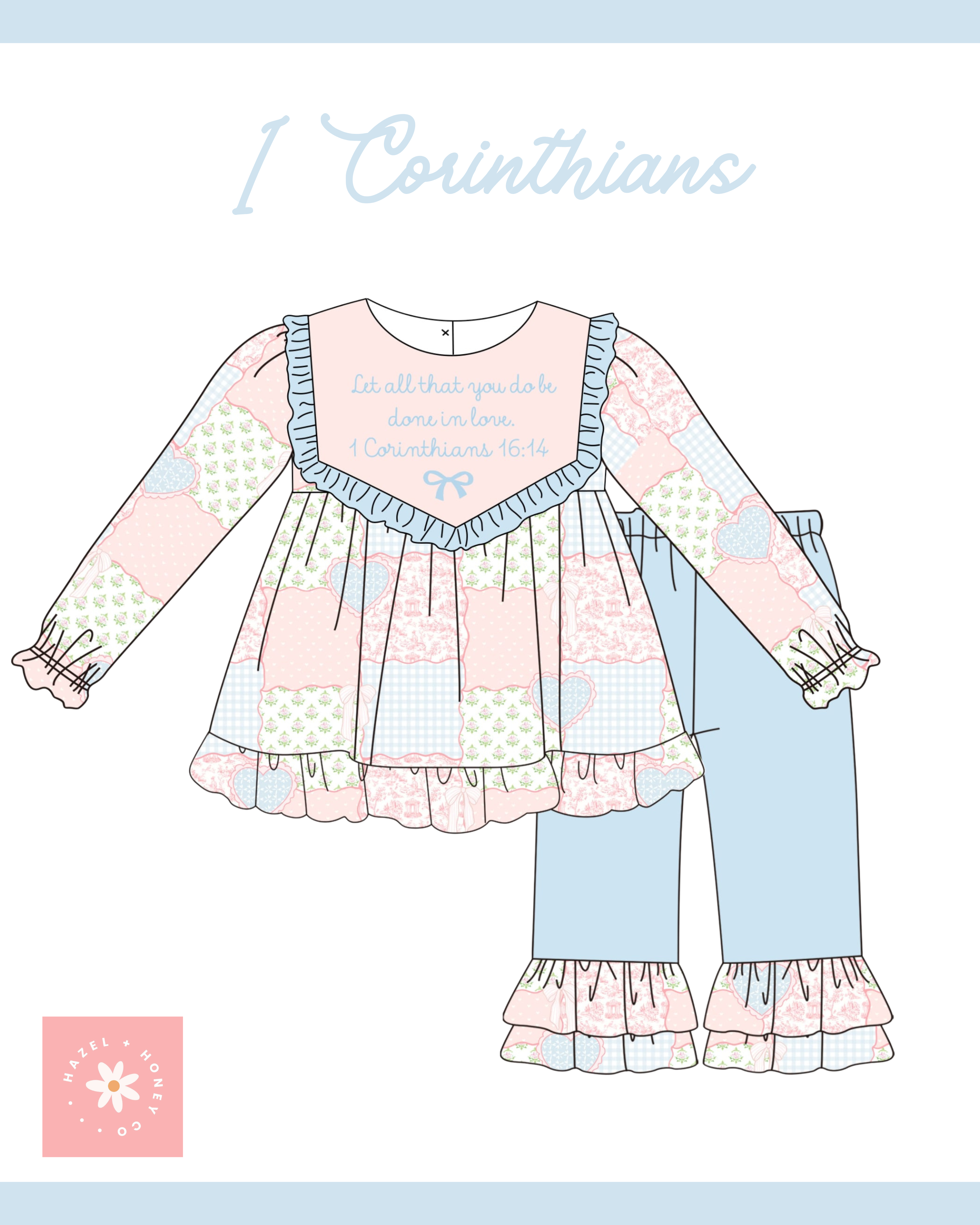 1 Corinthians Pants Set (Pre-Order ETA December)