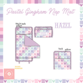 Pastel Gingham Nap Mat (Pre-Order ETA November)