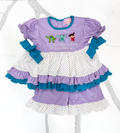 Monsters French Knot Girls Set Extras