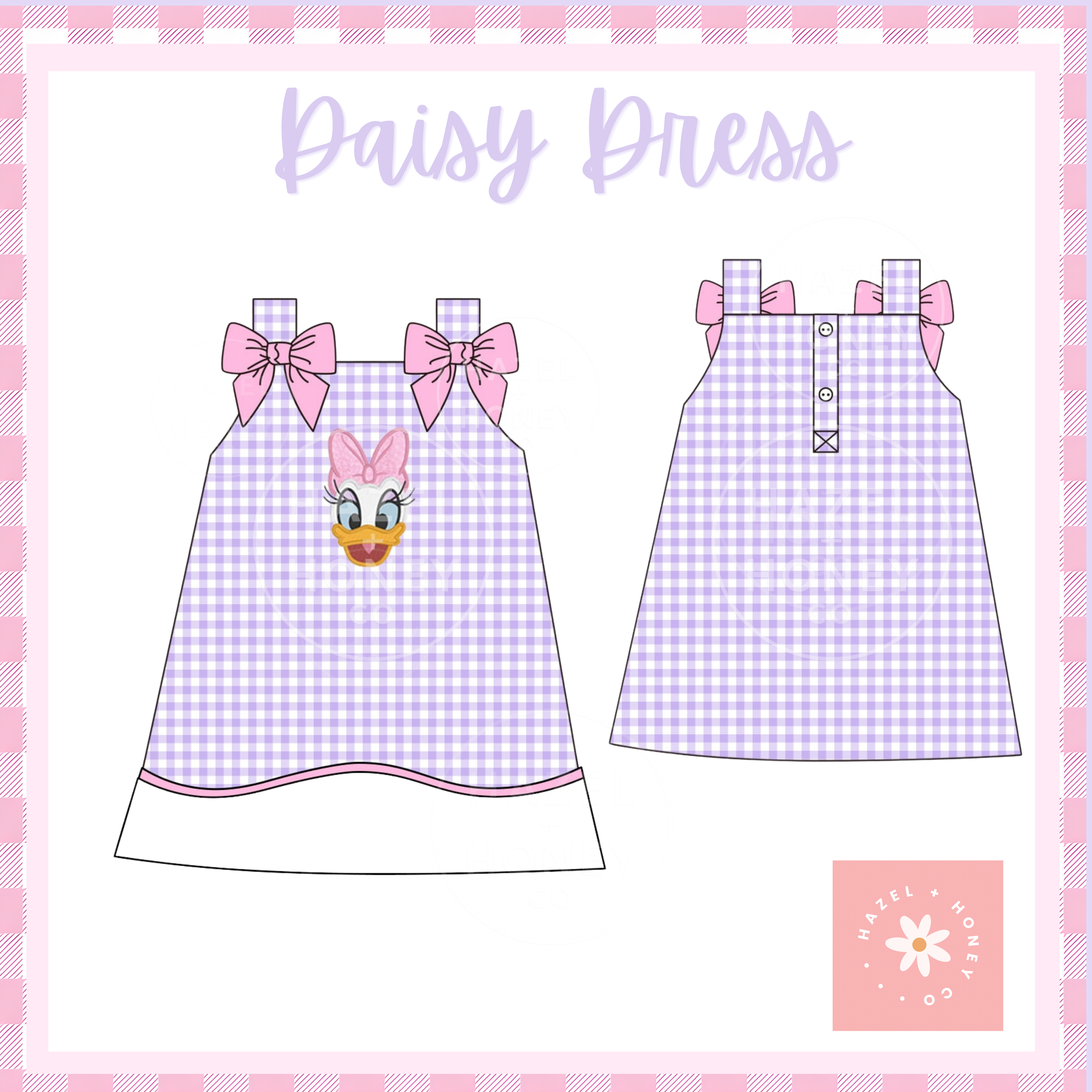 Daisy Gingham Dress Extras