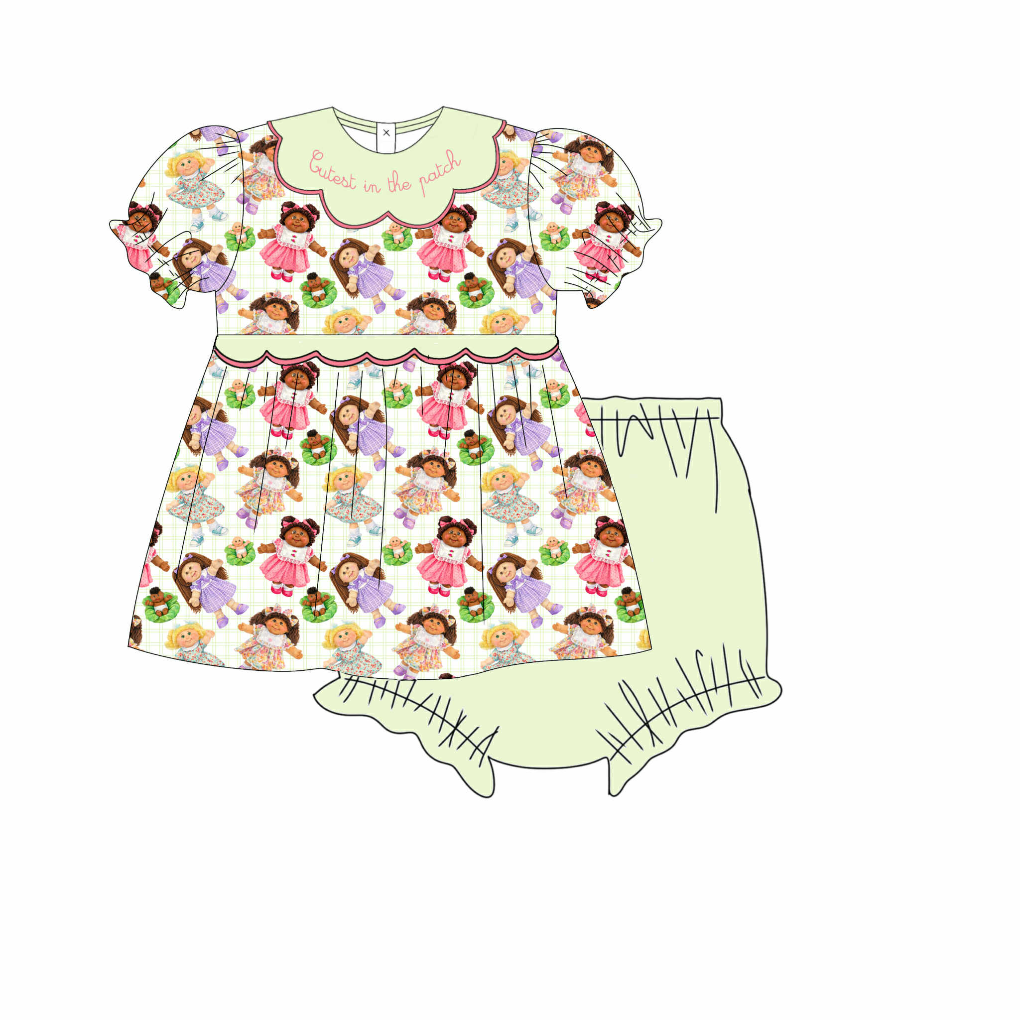 Cutest in the Patch Diaper Cover Set Extras