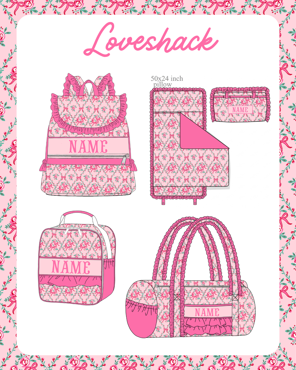 Love Shack Luggage (Pre-Order ETA March)