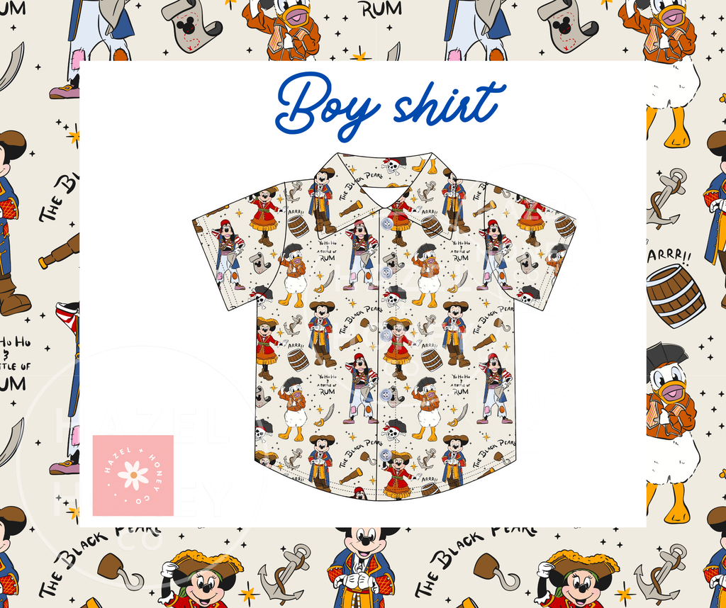 Black Pearl Youth Shirt (Pre-Order ETA Early May)