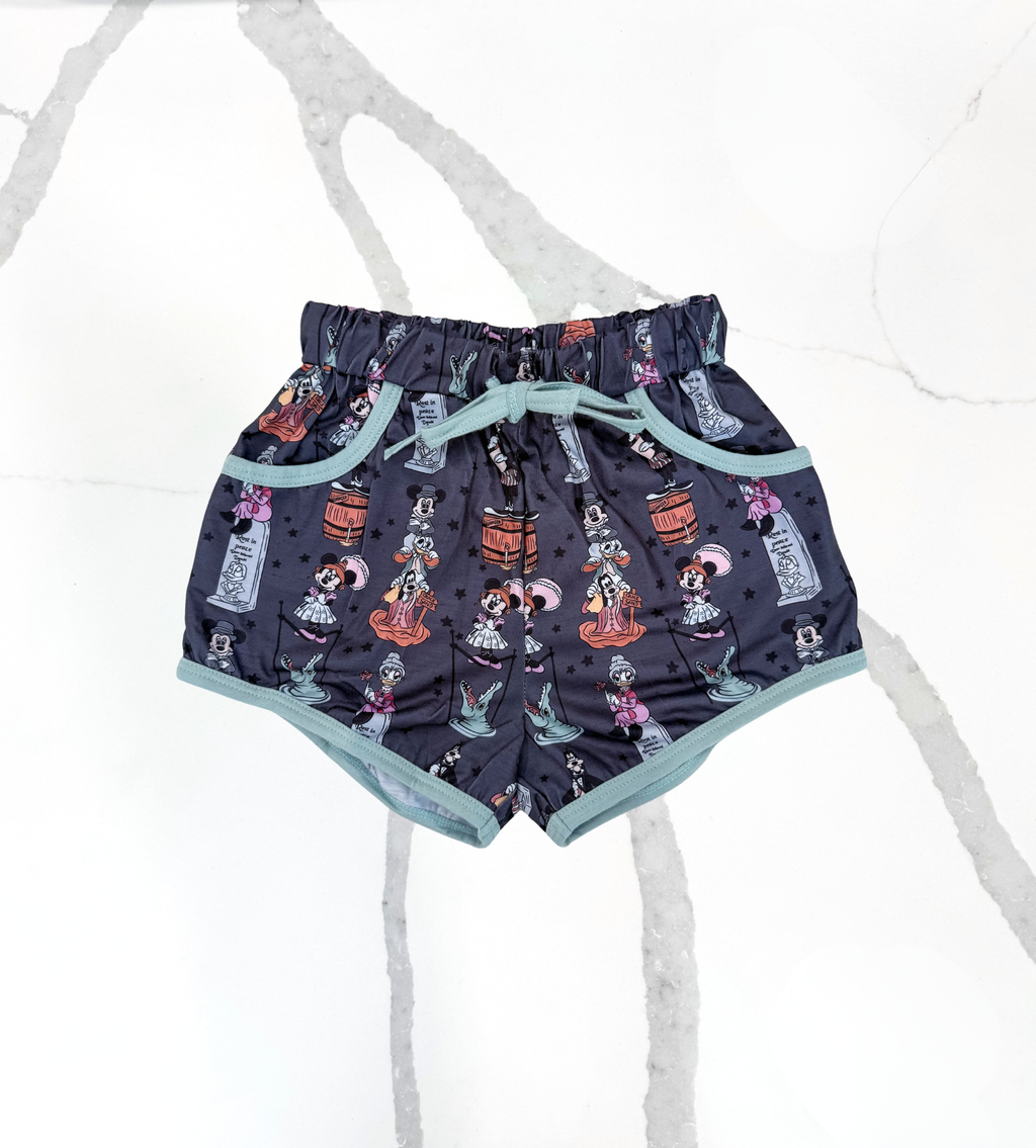 Haunted Mansion Boys Shorts Extras