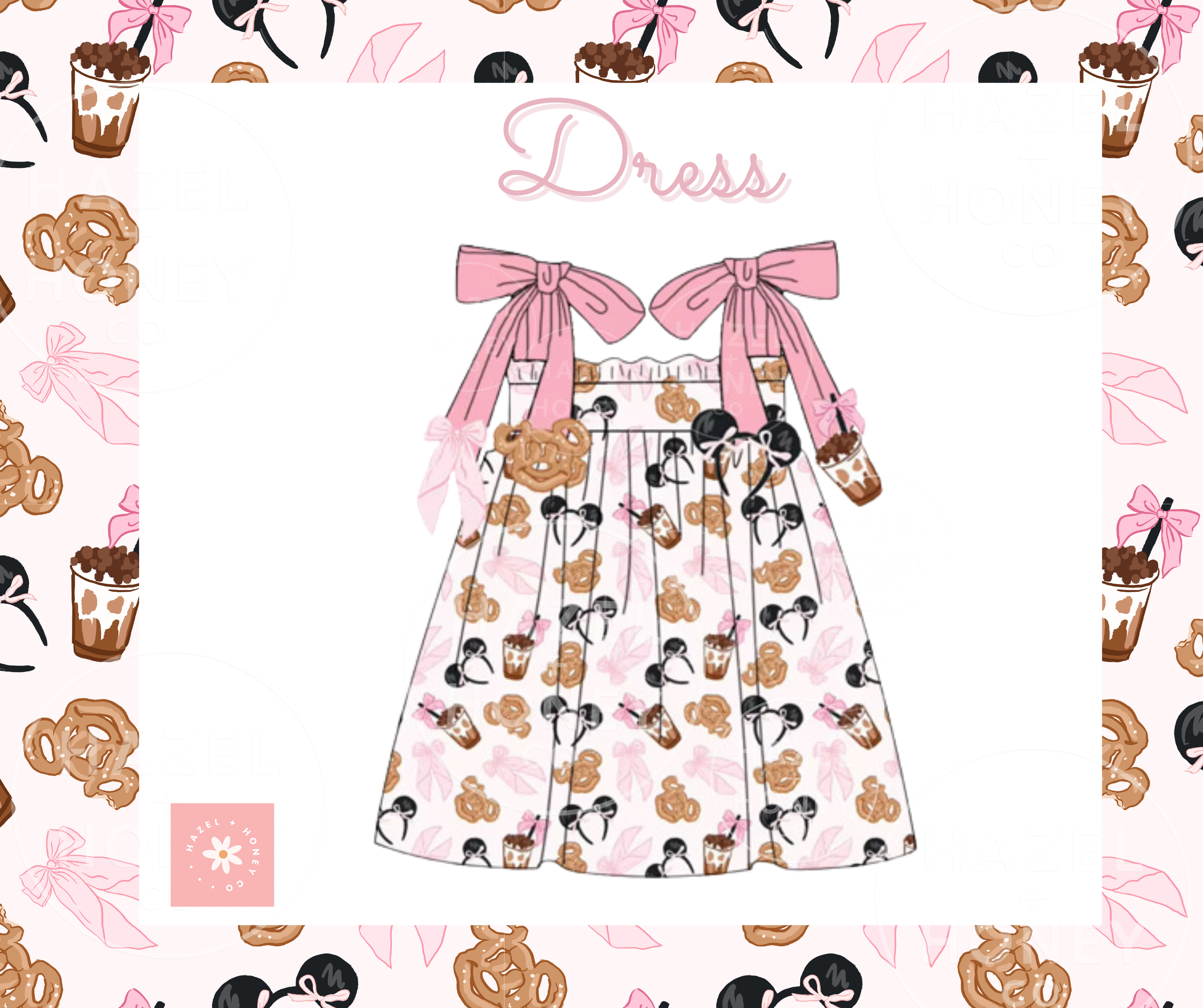 Park Snacks Appliqué Dress (Pre-Order Extras ETA March)