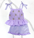 Smocked Daisy Shorts Set Extras
