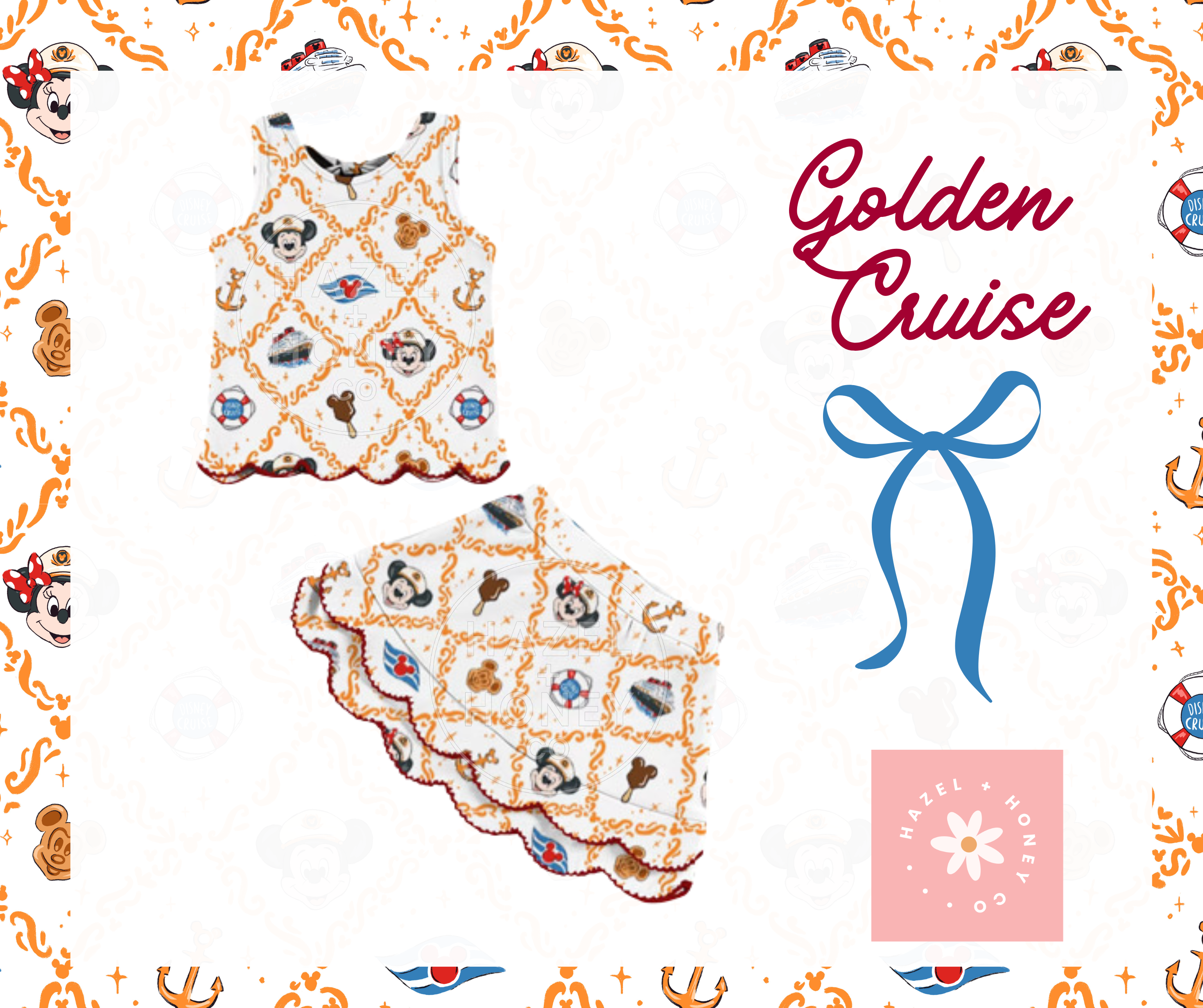 Golden Cruise Athletic Set Extras