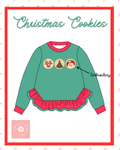 Christmas Cookies Ruffle Sweatshirt (ETA September)