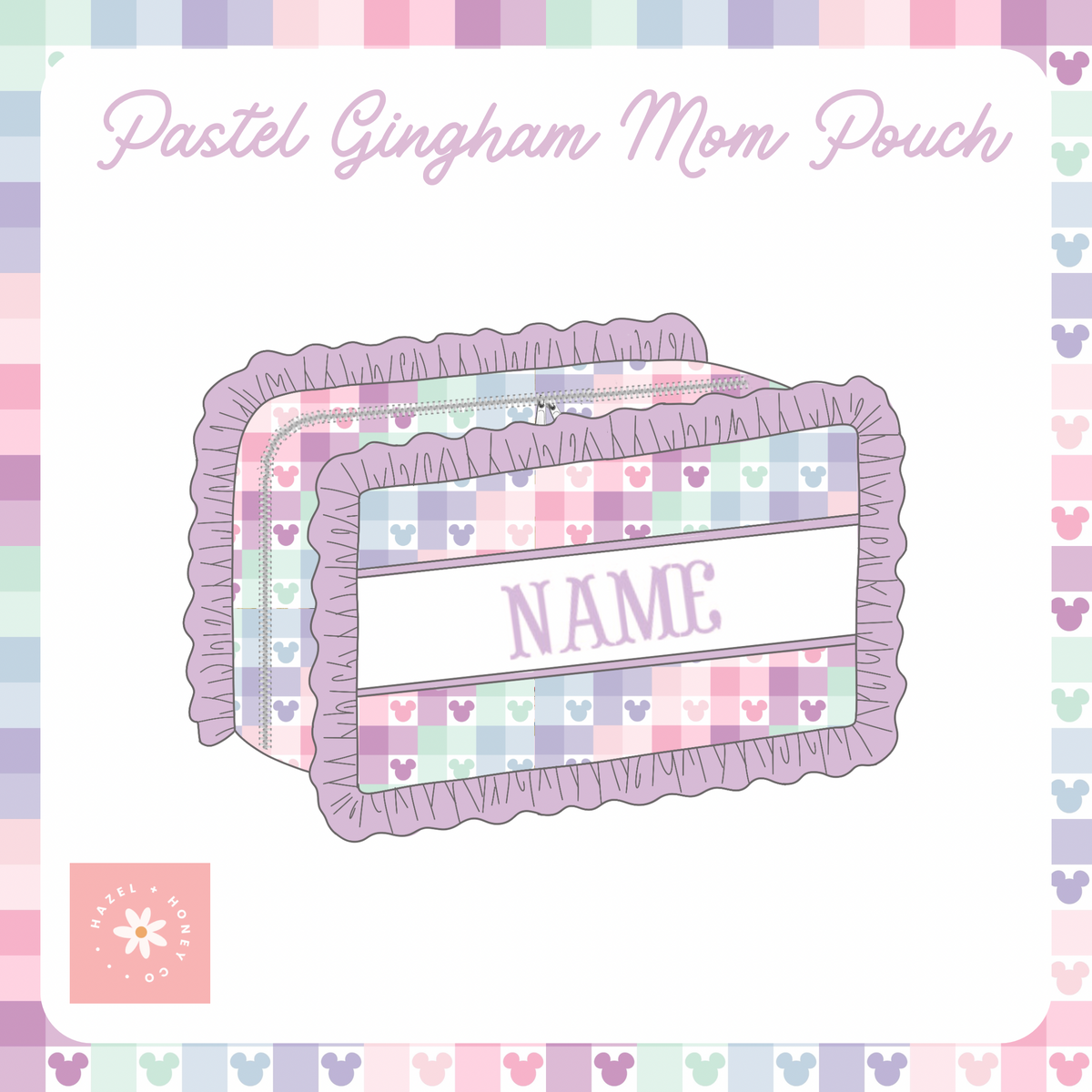 Pastel Gingham Luggage (Pre-Order ETA March)