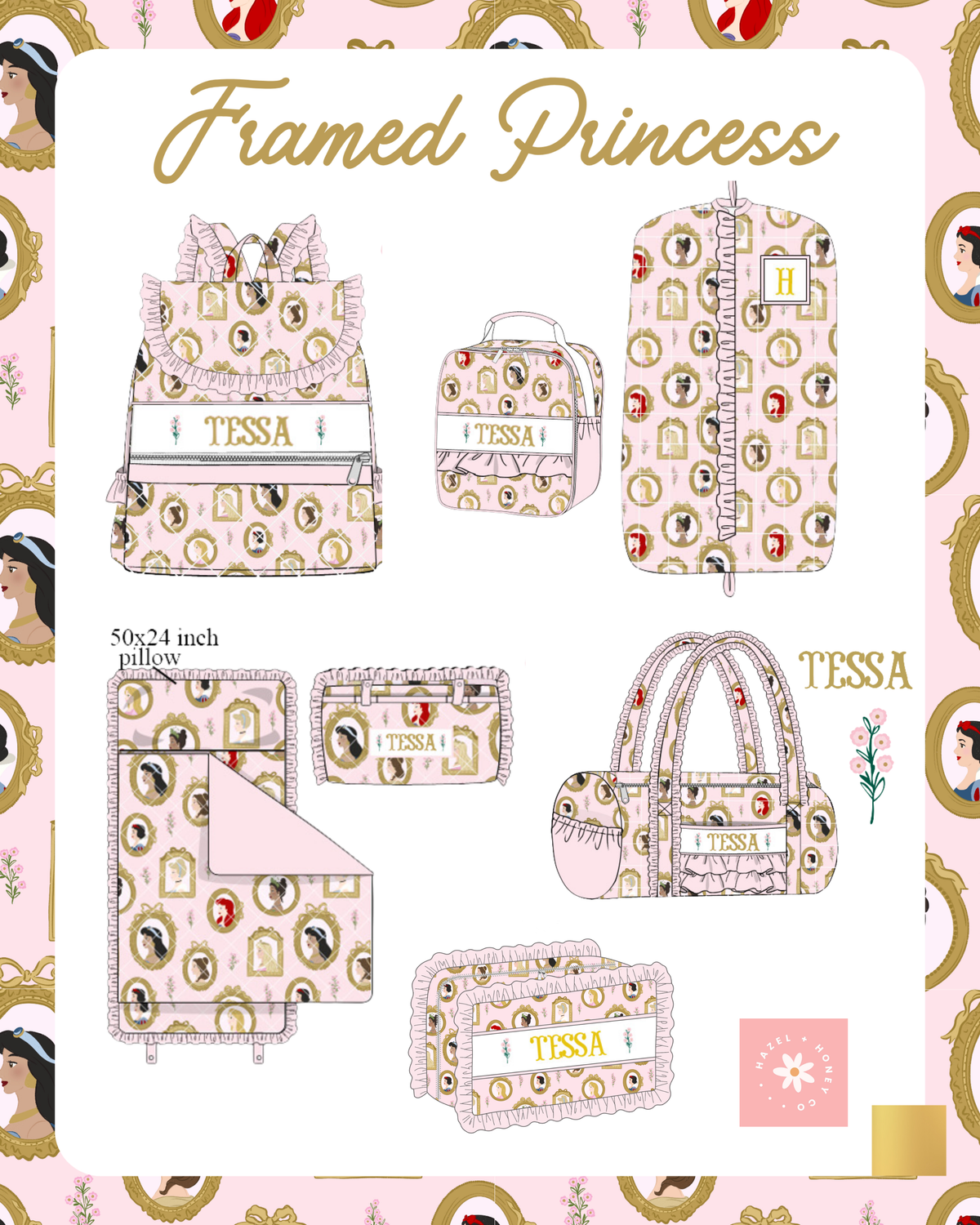 Framed Princess Luggage (Pre-Order ETA March)