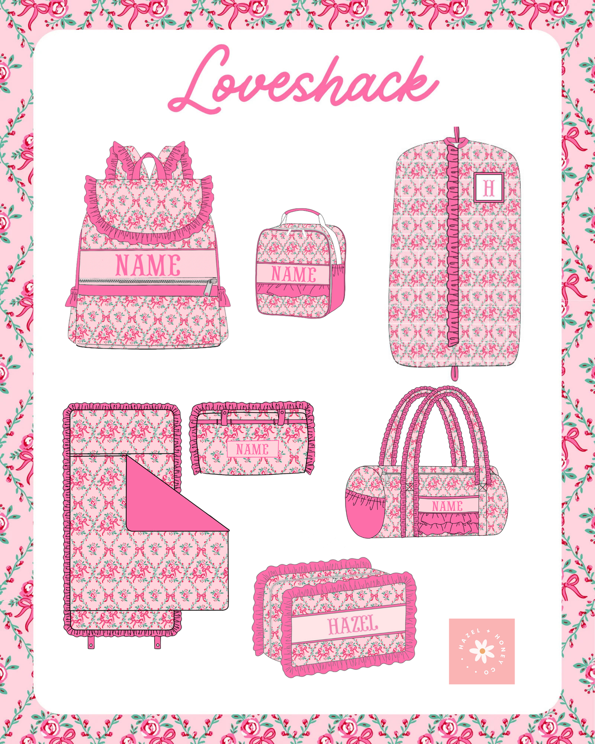 Love Shack Luggage (Pre-Order ETA March)