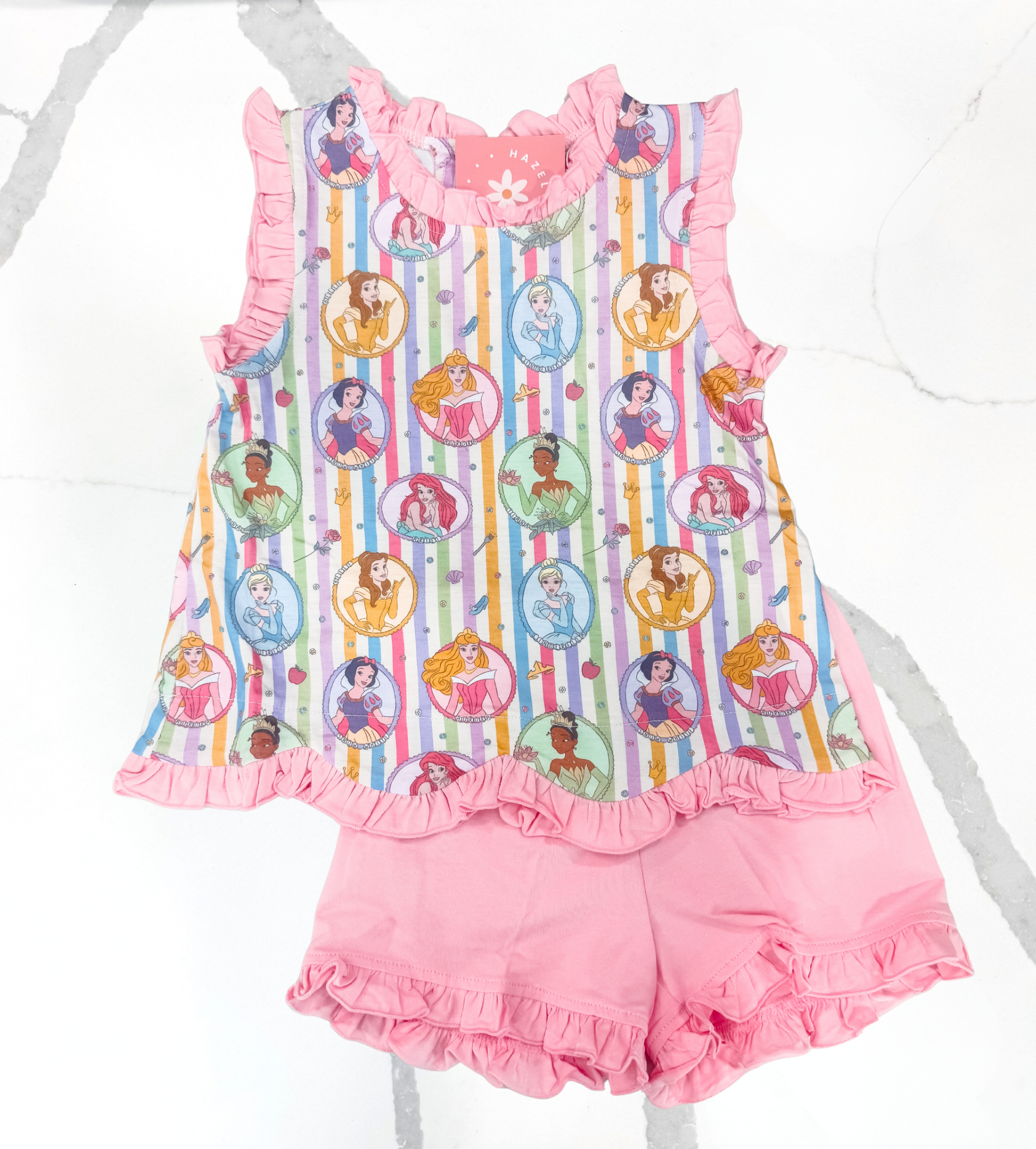 Bright Princess Shorts Set Extras