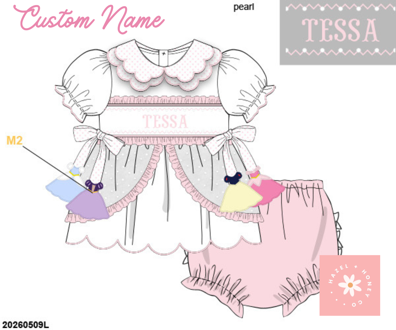 CUSTOM NAME Princesses & Pearls (Pre-Order ETA December)