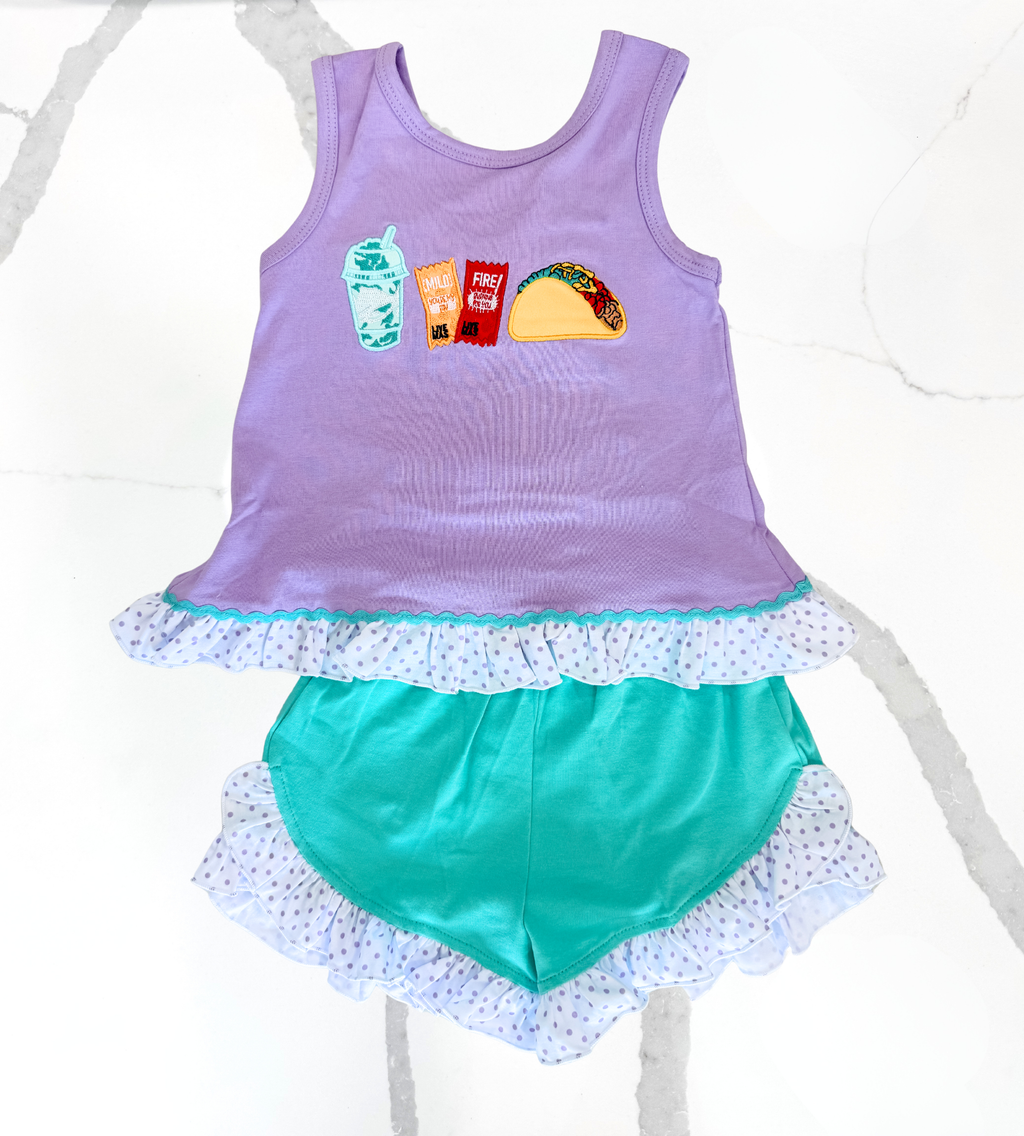 Baja Girls Shorts Set Extras
