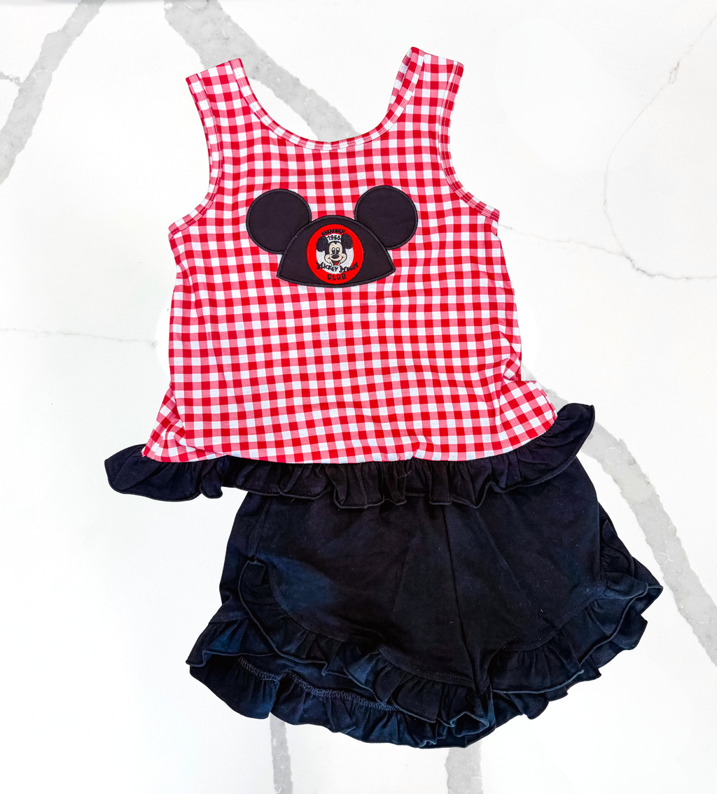 Club Member Girls Shorts Set Extras