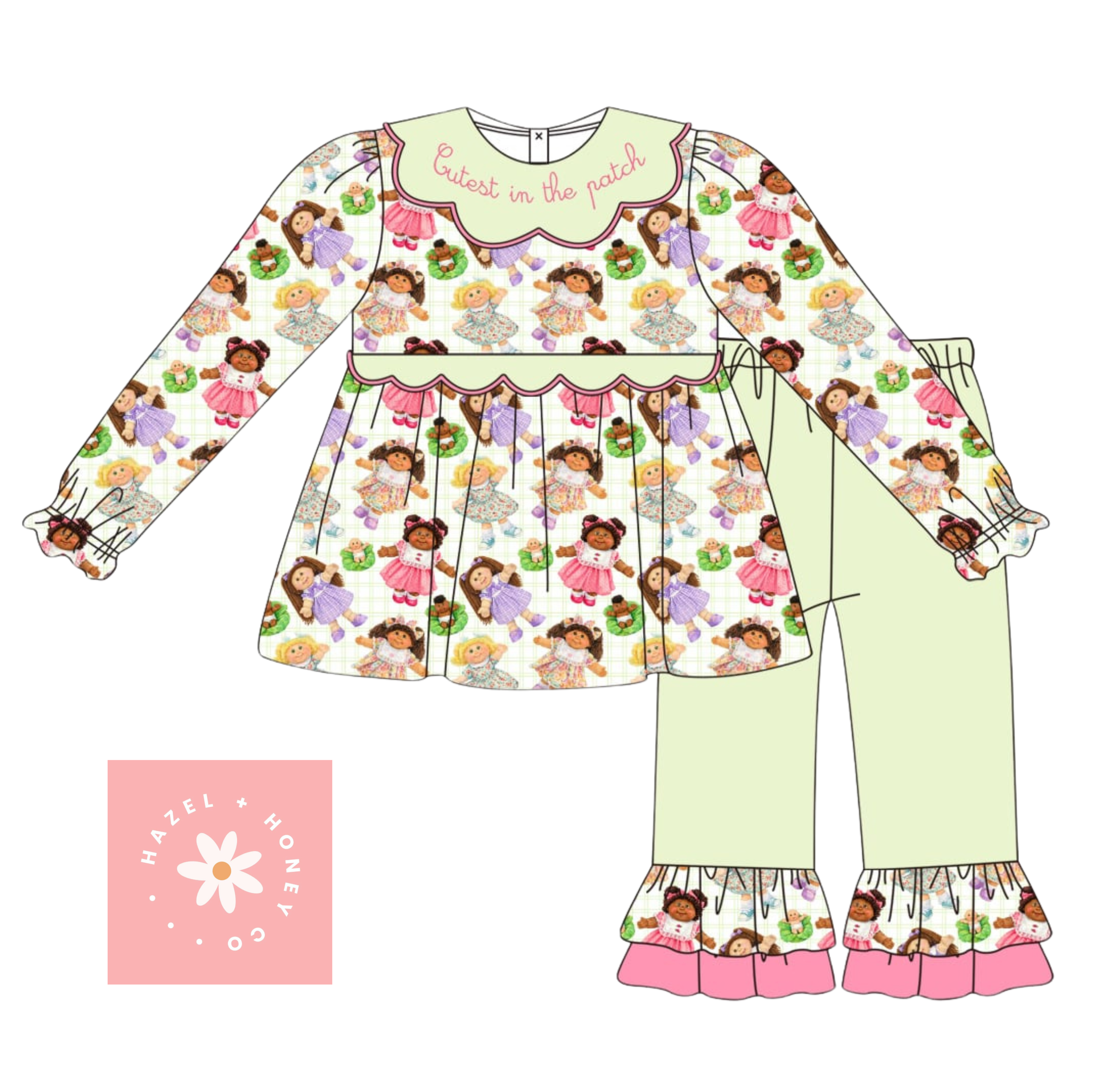 Cutest in the Patch Pants Set (Pre-Order ETA January)