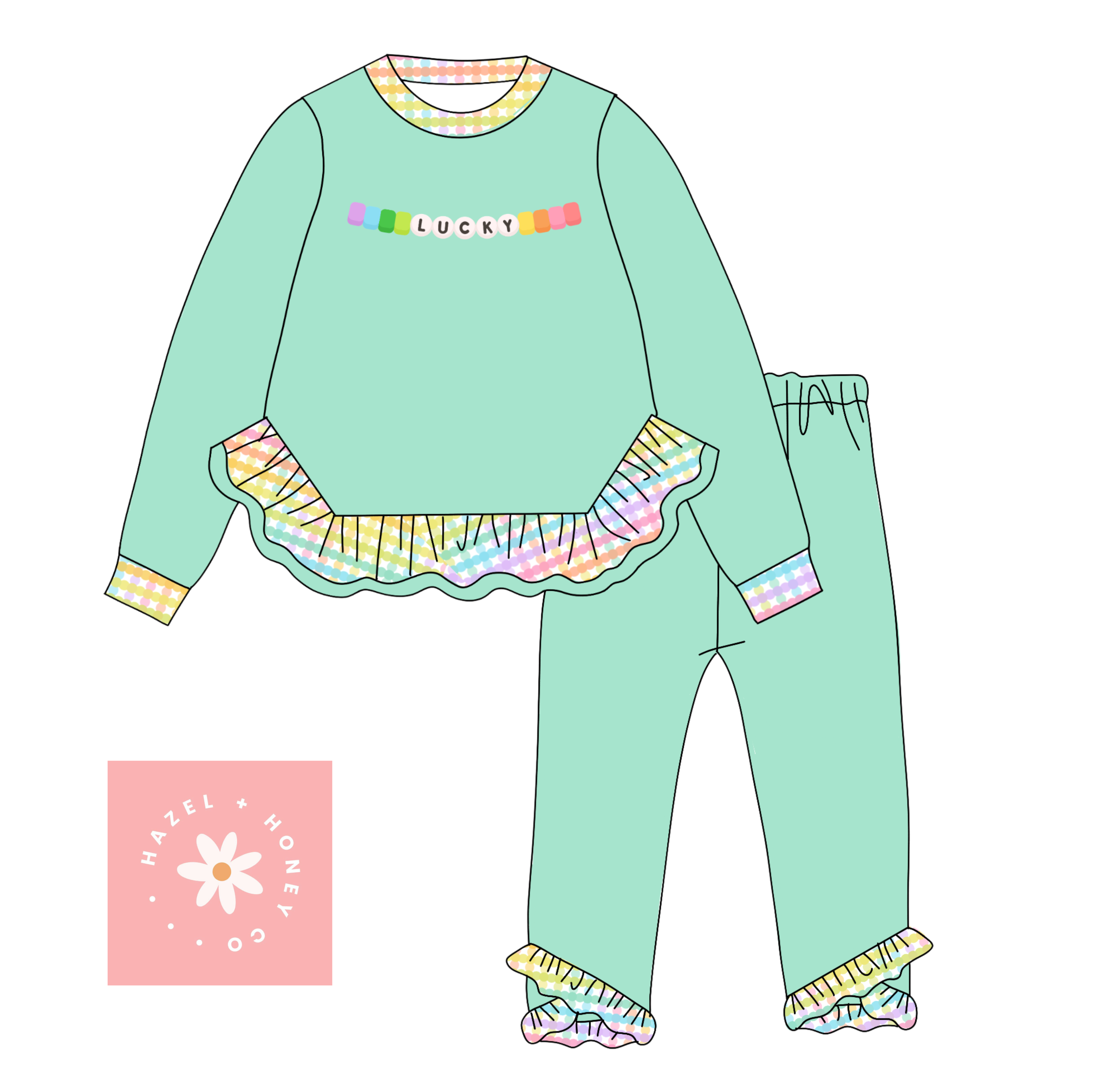 Lucky Beads Legging Set (Pre-Order ETA January)