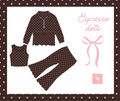 Espresso Dots 3 Piece Pants Set (Pre-Order ETA Mid November)