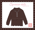 Espresso Dots Quarter Zip (Pre-Order ETA Mid November)