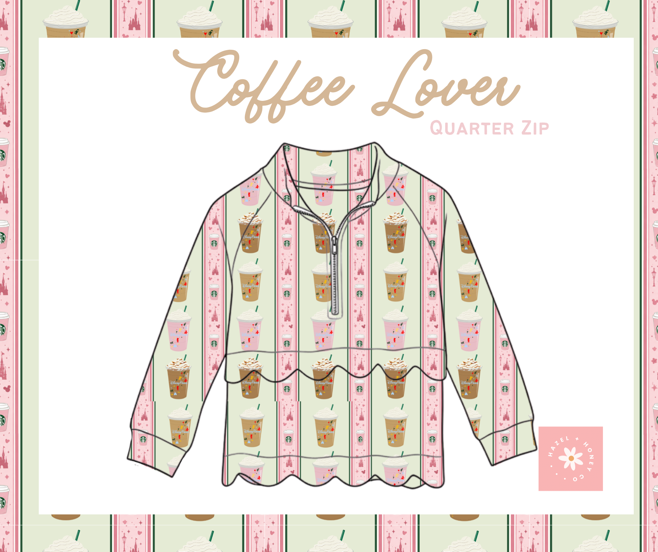 Coffee Lover Quarter Zip (Pre-Order ETA Mid November)