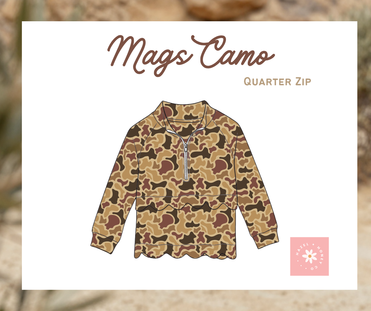 Mags Camo Quarter Zip Extras Pre-Sale (ETA DEC)